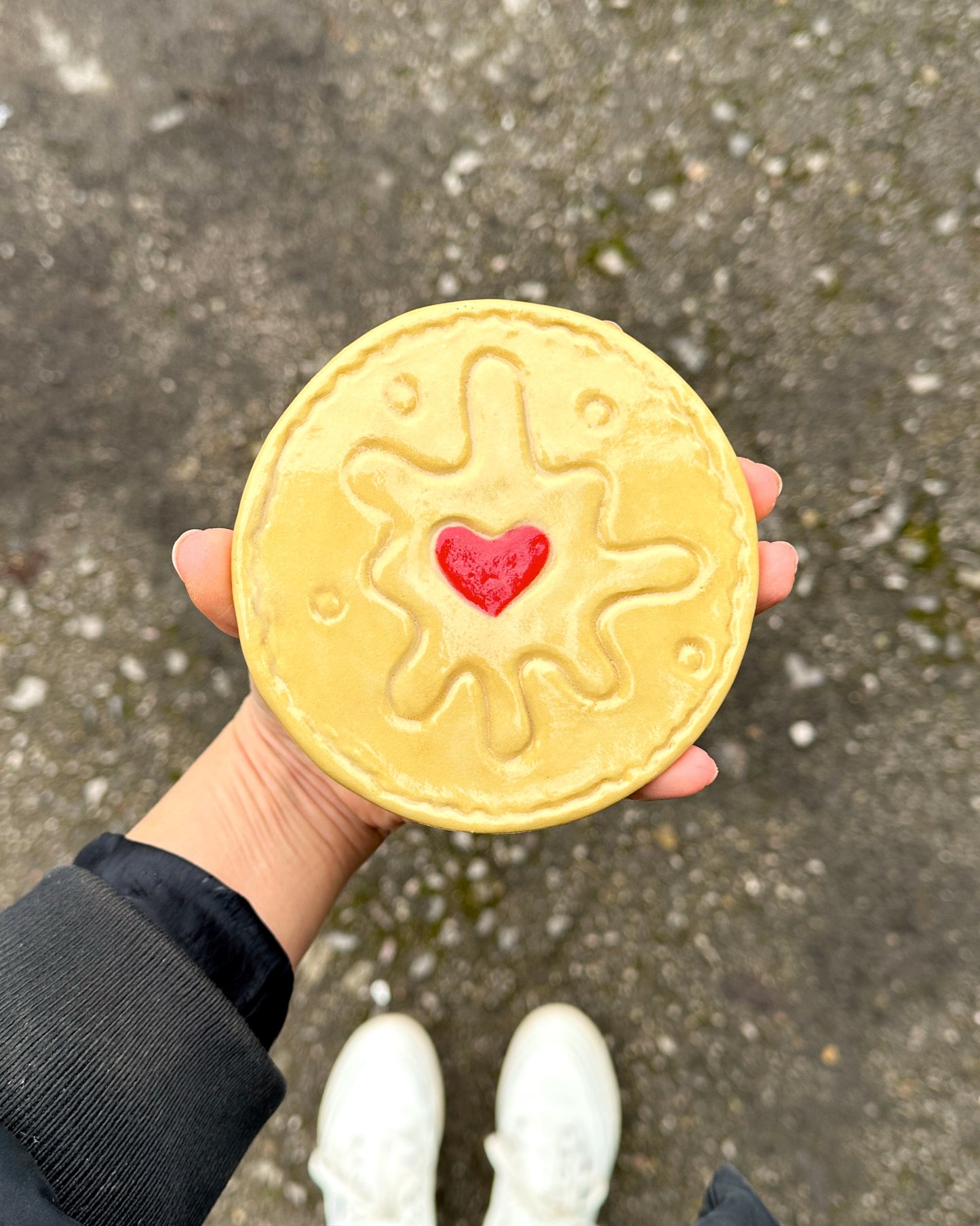 jammie dodger ceramic coasters - pre order ❤️