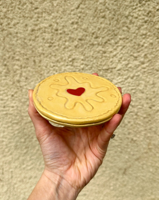 jammie dodger ceramic coasters - pre order ❤️