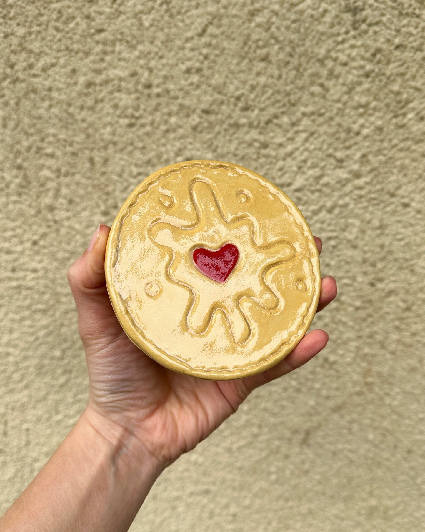 jammie dodger ceramic coasters - pre order ❤️